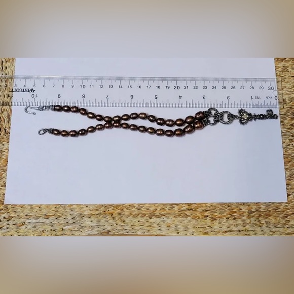 Barbara Bixby 18kt and Sterling Chocolate Pearl Key Enhancer Necklace - Picture 16 of 16